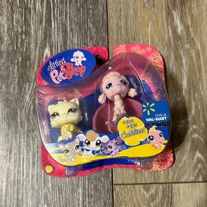 Littlest Pet Shop NEW LPS Cuddliest #762 #763 Persian Cat & Poodle Walmart